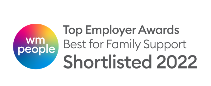 Top Employer Awards 2022 Shortlisted - Family Support